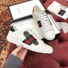 GUCCI 구찌 에이스 남녀공용 자수 스니커즈 497090 DOPE0 9095