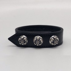 CHROME HEARTS 크롬하츠 S925 1:1퀄리티 가죽팔찌 #H105