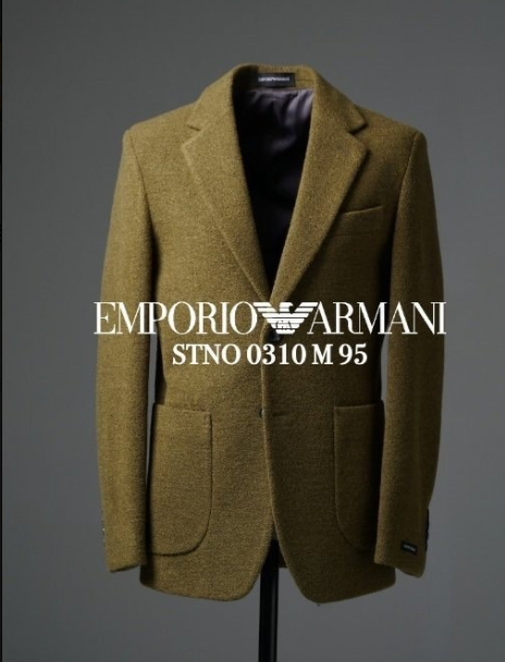 EMPORIOARMANI 로로피나 알카파 100% 싱글자켓