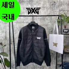 PXG 골프웨어 니트패딩 집업